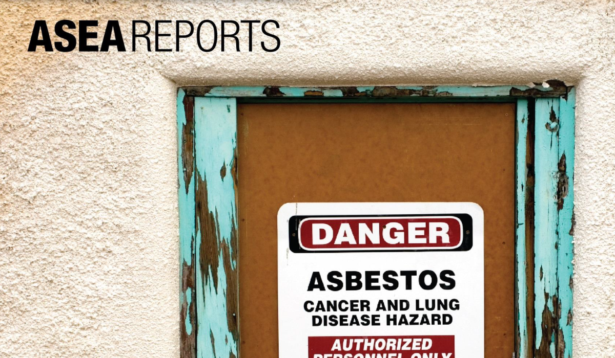 ASEA Reports asbestos waste in Australia report front cover