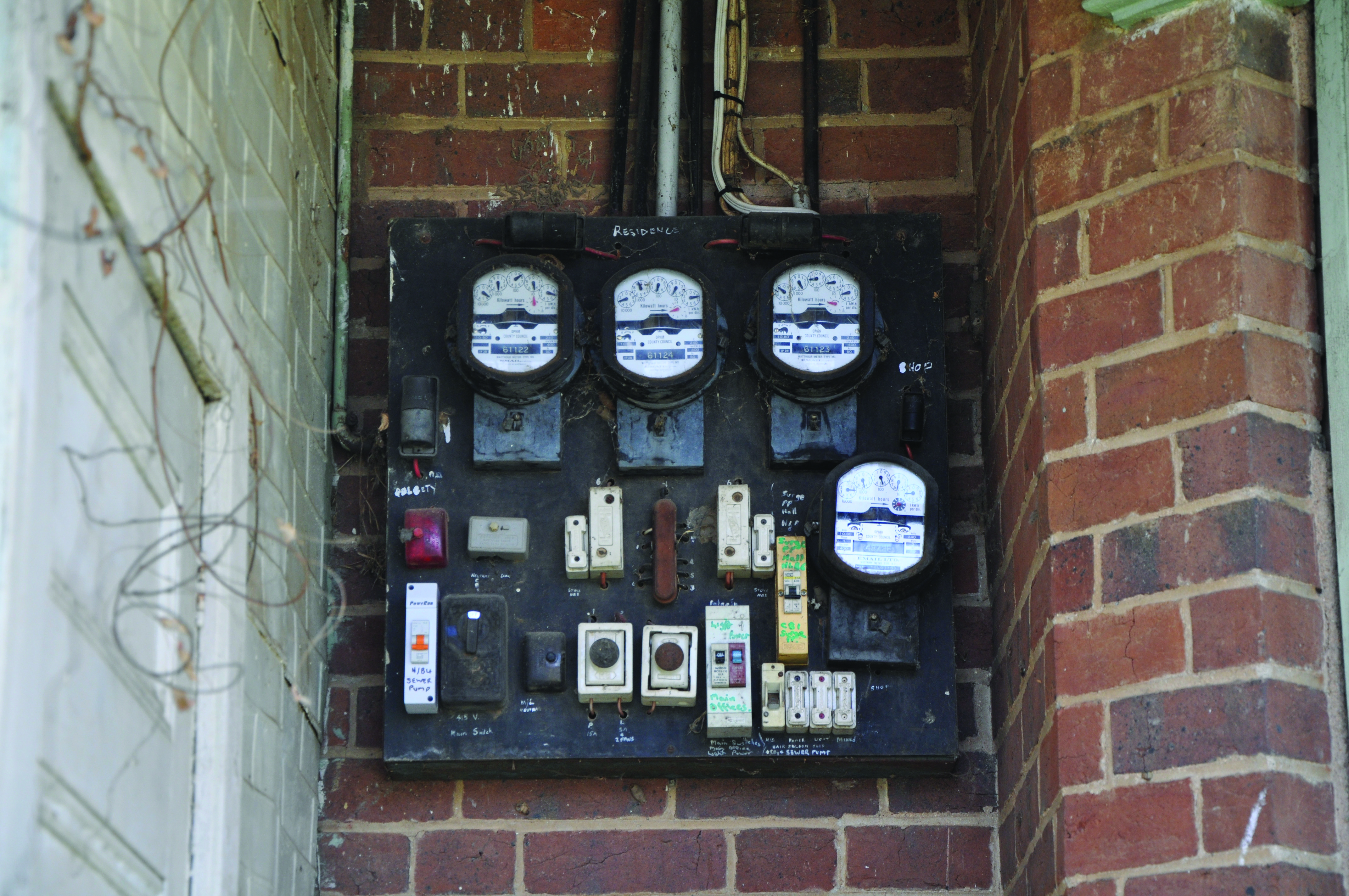 Electrical meter boards