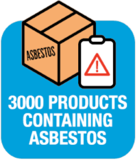 3000 products containing asbestos