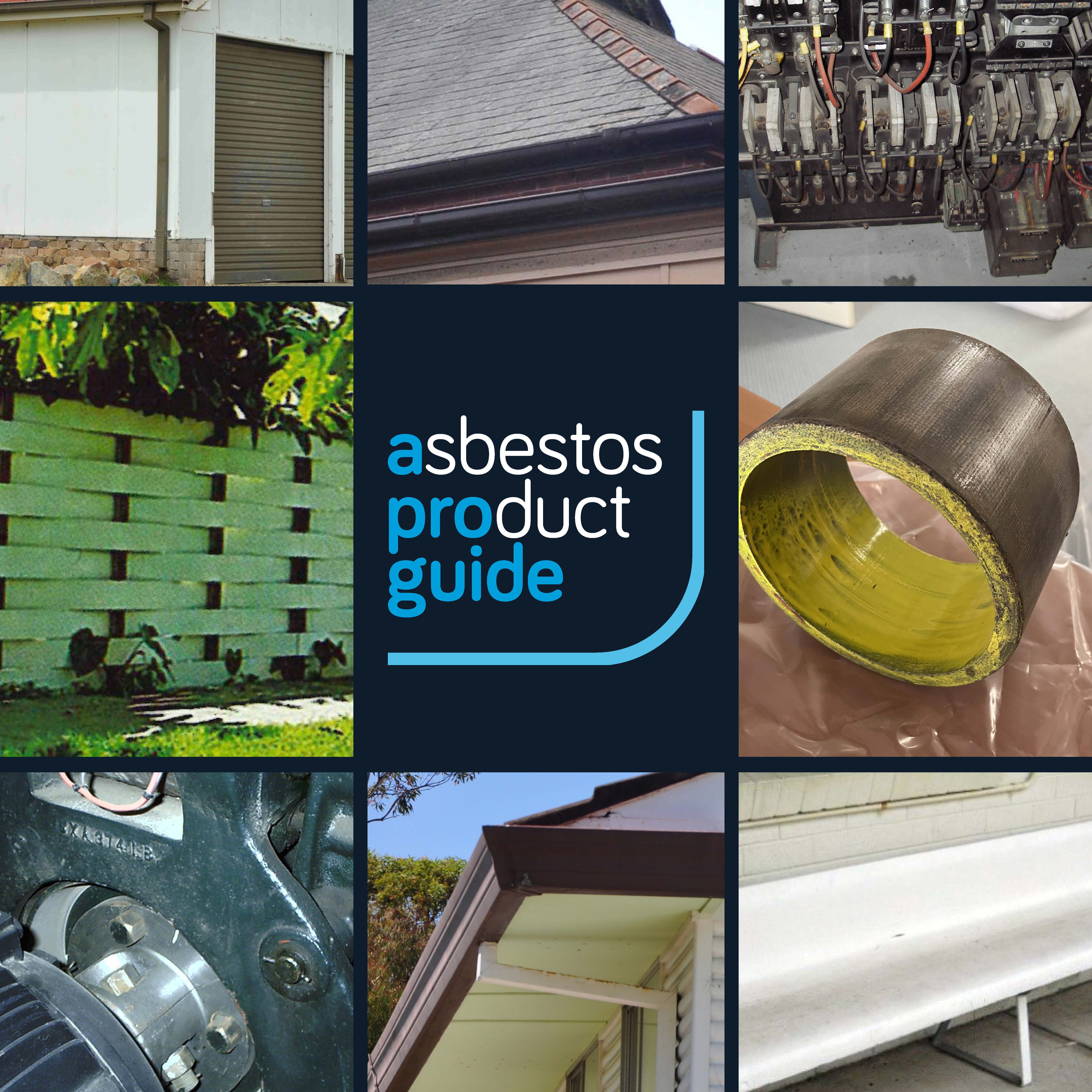 Images from the asbestos product guide
