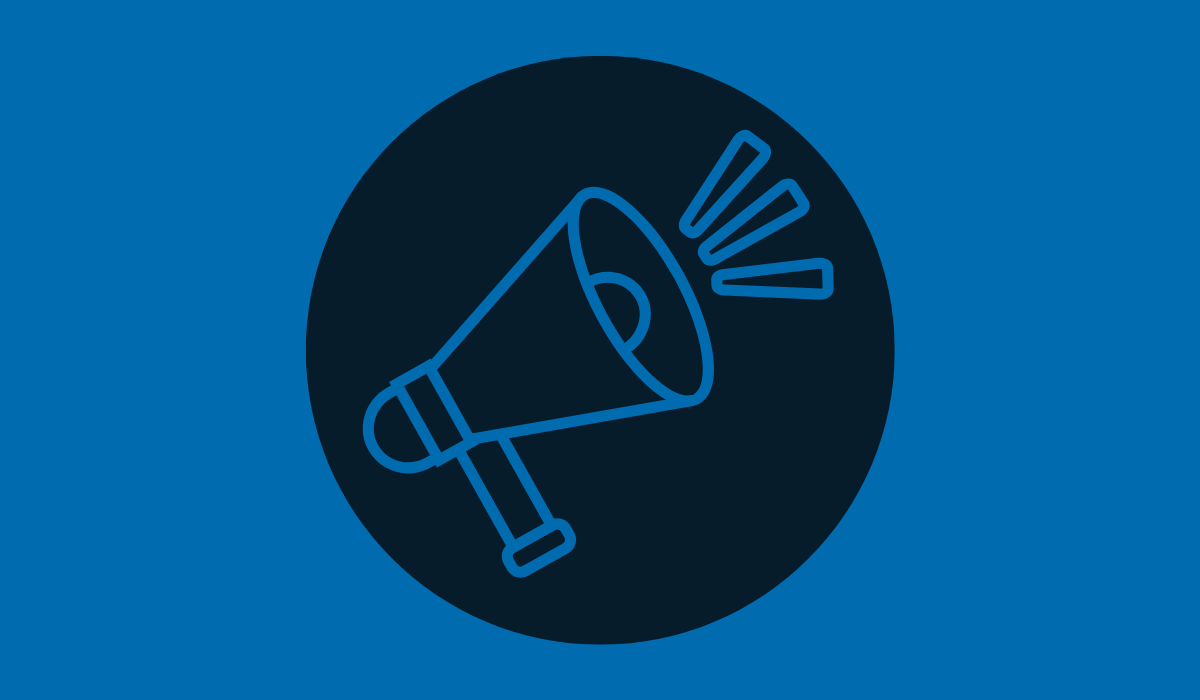 An icon image of a loudspeaker