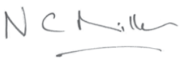 Nick Miller signature