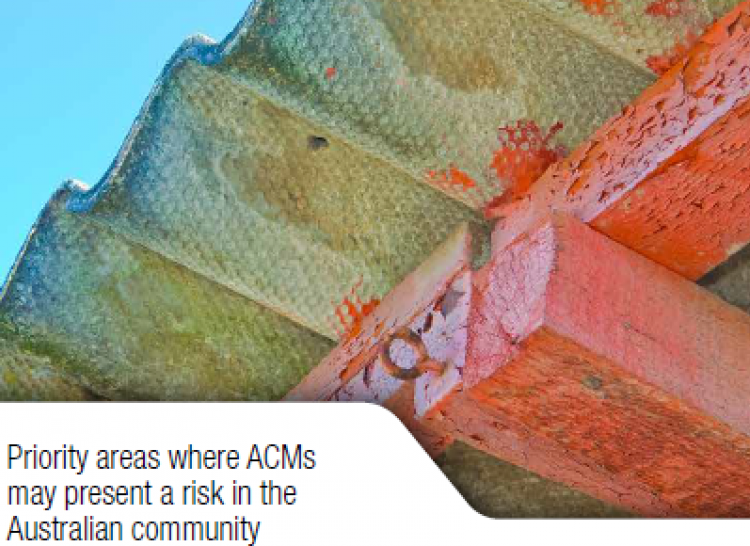 Priority areas where ACMs may present a risk in the Australian community