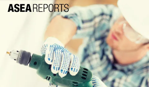 ASEA Reports Measurement of asbestos fibre release in DIY scenarios report front cover