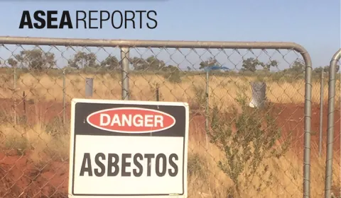 ASEA Reports asbestos in remote communities April 2017 report front cover