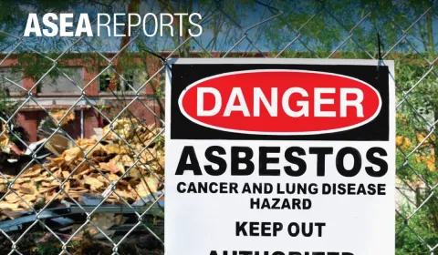 Case study - Asbestos land contamination front cover image