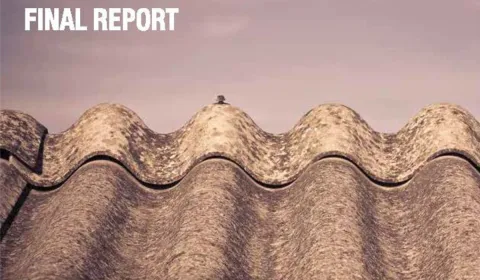 Final report for National Strategic Plan for Asbestos Management and Awareness 2014-18 front cover image