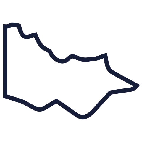 Icon of Victoria in blue