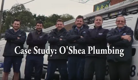 An image of the O'Shea Plumbing team
