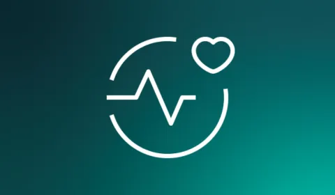 Icon image of heart and heartbeat pattern