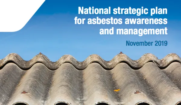 National Strategic plan for asbestos awareness and management coverpage