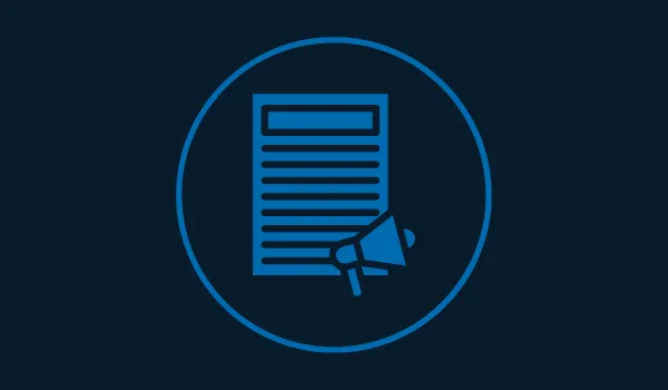 Image of media release icon