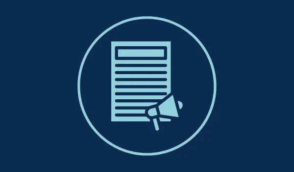 Image of media release icon