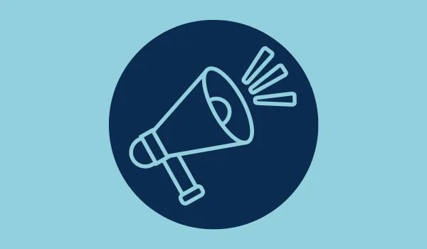 An icon image of a loudspeaker