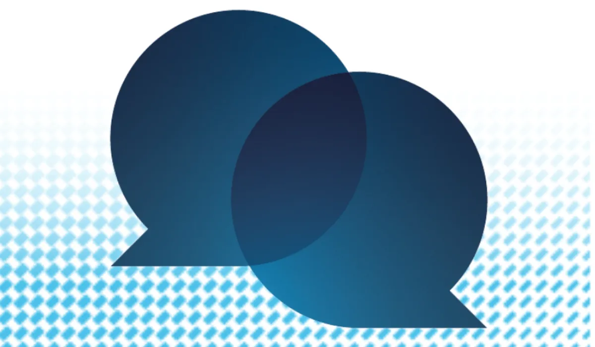 Communicating asbestos speech bubbles